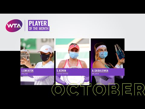 Теннис Player of the Month Nominees | October 2020