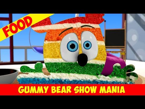 Happy Maroon Day (Rainbow Cake Gummy Bear) - Gummy Bear Show MANIA