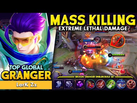 100% RAMPAGE! 22 KILLS! Broken Granger Hybrid Build 2021! Top Global Granger Build Gameplay BY Lark