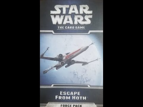 Star Wars LCG: Escape from Hoth Force Pack (2013, Fantasy Flight Games) -- What's Inside