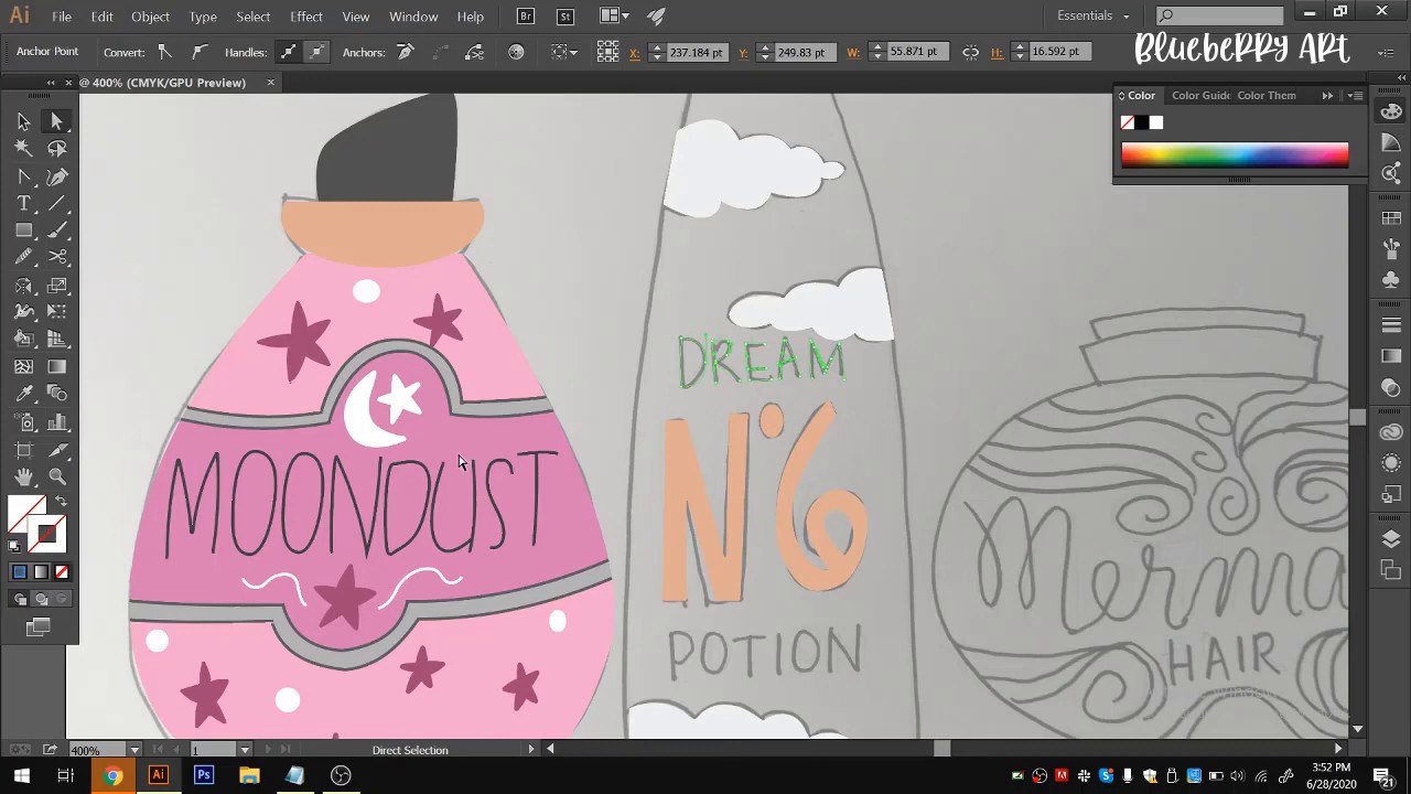 Adobe Illustrator Tutorial 2020 | Making Perfume Bottle Vectors in Adobe Illustrator