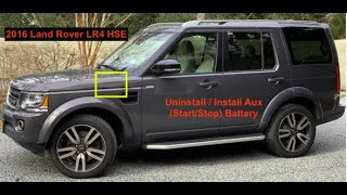 2016 Land Rover LR4: Aux (Start/Stop) Battery