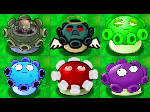 Plants vs Zombies Mod | Zombotany - All GLOOM-SHROOM Plants VS All ZomBotany 2