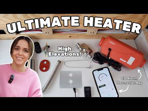 12v Velit Heater FULL INSTALLATION in Ford Transit Camper Van