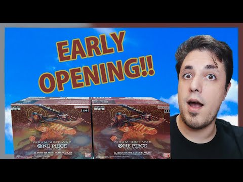 ✨EARLY OPENING✨TWO PARAMOUNT WAR English Booster Boxes - One Piece Card Game