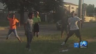 Driver's camera captures teens throwing rocks at passing cars