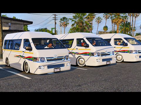 GTA 5 Mzansi edition - Let's Do A Convoy EP 7 [Toyota Hiace] GTA V Maxed Out Mods