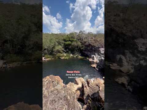 As cachoeiras de Serra dos Alves em Itabira MG