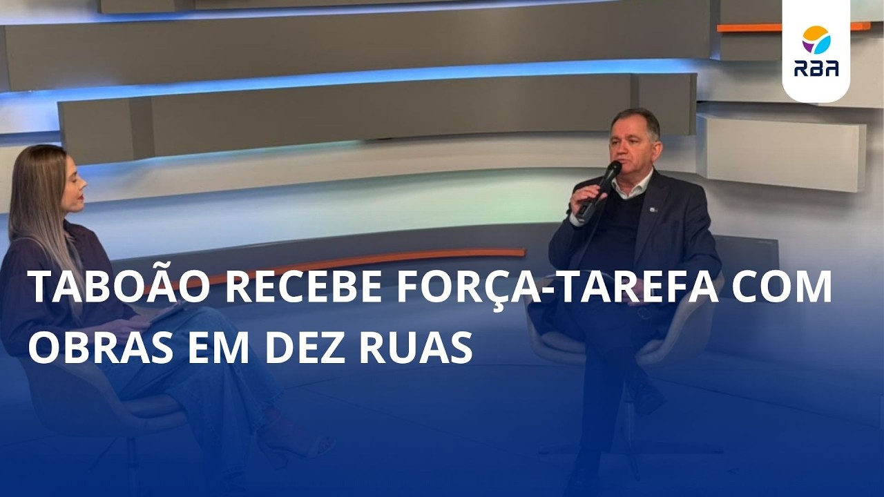 Taboão recebe força-tarefa com obras em dez ruas