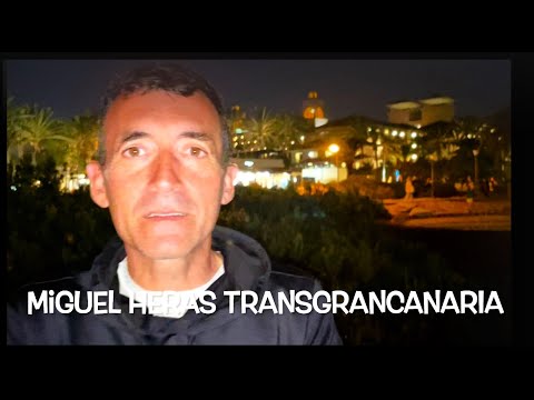 MIGUEL HERAS Y AZARA GARCIA EN TRANSGRANCANARIA. Estrategia y zapatillas elegidas,  con Mayayo.