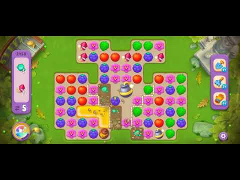Gardenscapes Level 2450 [Super Hard Level] #androidgameplay #tranding #gardenscapesgame #viral #game