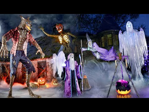 All 2022 Home Depot Halloween Animatronics In 4K