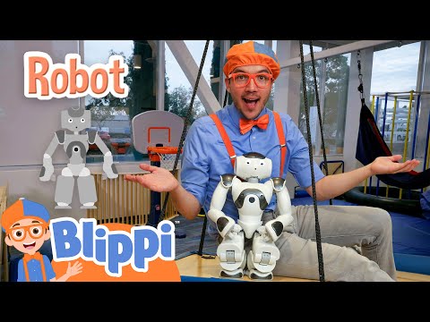 Blippi Meets Hans The Robot | Learning Robots for Kids | Educational Videos For Kids