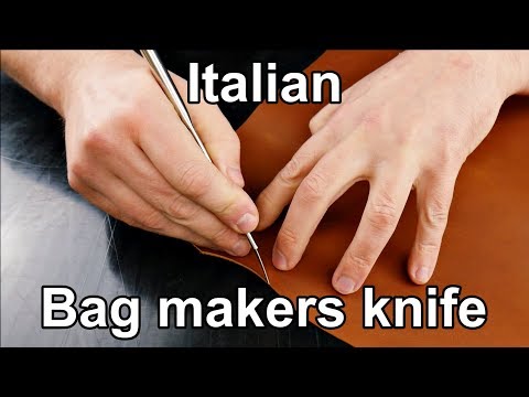 Italian Bag Makers knife | 'Trincetto' | 60 sec Tool Review
