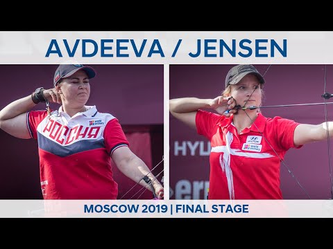 Natalia Avdeeva v Tanja Jensen – compound women semifinal | Moscow 2019 World Cup Final