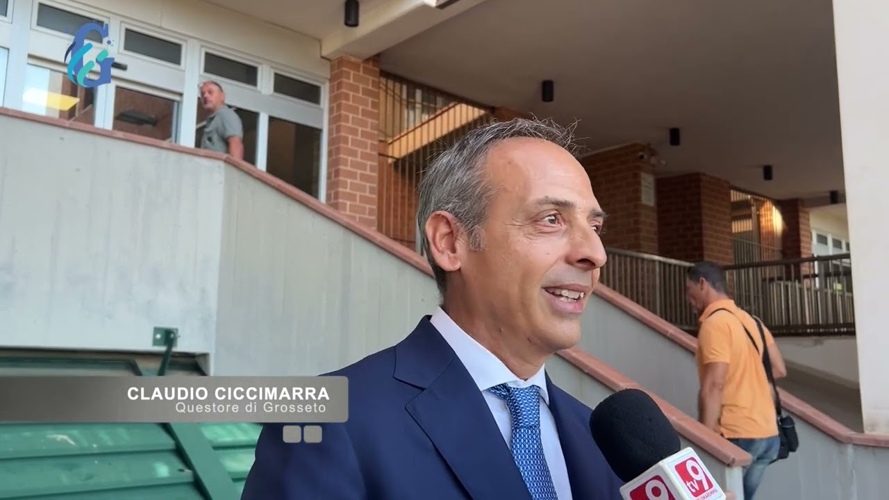 Prima uscita pubblica per il nuovo questore di Grosseto