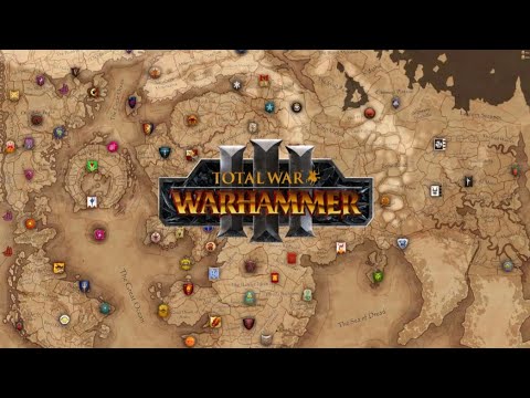 IMMORTAL EMPIRES - All Faction Starting Positions!! - Total War: Warhammer 3