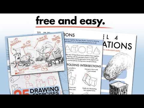 I made a free book about 25 essential drawing exercises