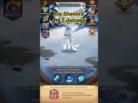 「AFKアリーナで4.4Tダメージ！アイスシミラの極意を解説」