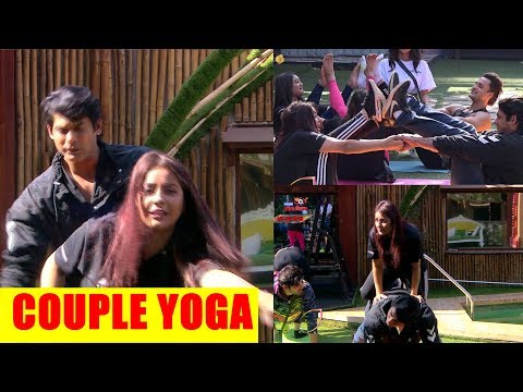 Bigg Boss 13 Update: Sidharth and Shehnaaz engage in couple yoga