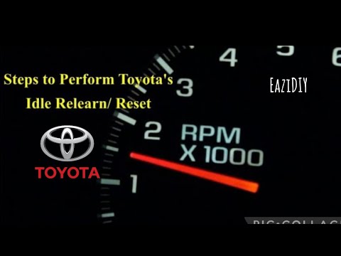 How To Relearn or Reset Toyota/Lexus Throttle Idle