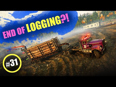DONE with Logging in Michigan!  - SnowRunner - Hard Mode #31