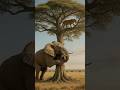 Angry Elephant The Fearless One Short AngryElephant Lion WildLife Elephant
