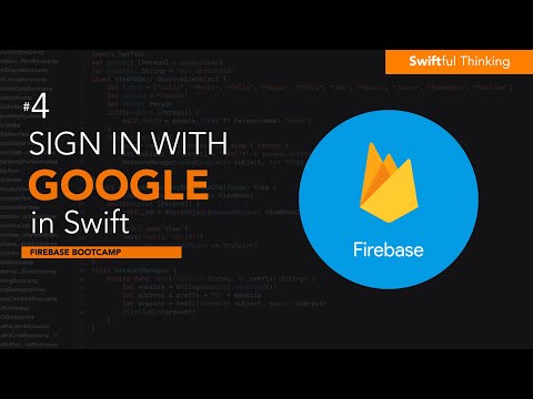 iOS Firebase Authentication: Sign In With Google Tutorial | Firebase Bootcamp #4 thumbnail