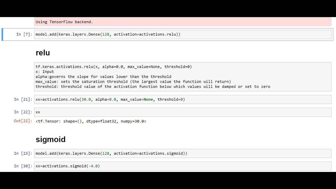 How to code Activation Function Using Python بالعربي