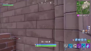 【フォートナイト】ド初心者が少しだけ練習