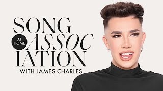 James Charles Sings Bruno Mars, Miley Cyrus, and Rihanna in a Game of Song Association | ELLE