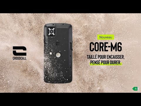 Pack smartphone CORE-M6 Pro + support X-Car Pro + verre trempé X-Glass CROSSCALL
