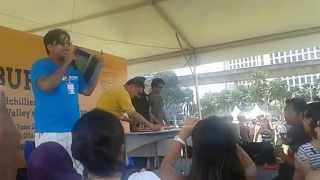 Burger eating competition at i eat burger.