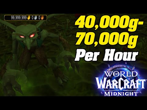 40,000g-70,000g Per/Hr Midnight Pre Patch Goldfarm!
