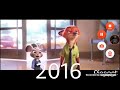 A Evolução Do Zootopia 2016 2022