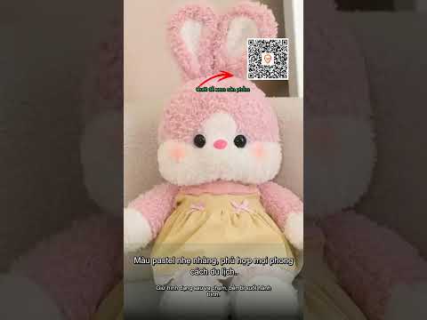 Bobova 50cm Gấu Bông Chính Hãng – Thú Chạy Bộ Mũm Mĩm Siêu Mềm, Cute Ôm Ngủ, 220k