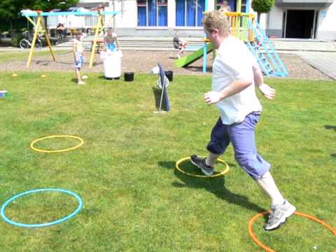 Sportdag 2010: Dicky de Jong op de hindernisbaan