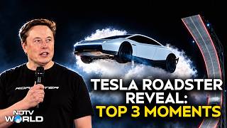 Download lagu Tesla Roadster Unveiled: Top Moments Of Elon Musk's New Flying Car mp3