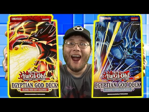 OPENING NEW EGYPTIAN GOD DECKS! OBELISK THE TORMENTOR & SLIFER THE SKY DRAGON!