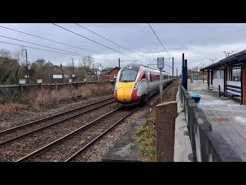 Fast trains  UK compilation, taken in Thirsk train station 08.03.2023