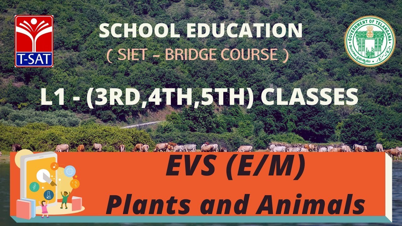 L1 (III ,IV & Vth Class) | EVS : Plants and Animals (E/M) | 28.07.2021