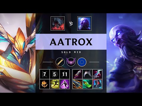 Aatrox Mid vs Ryze - EUW Master Patch 25.21