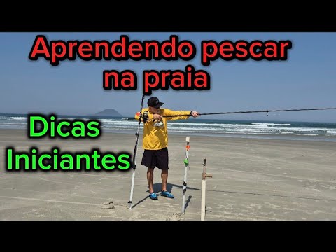 Learning to fish on the beach. Tips for beginners.