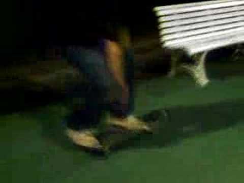 Tennis court skate sesh-me and wisconsin stoned