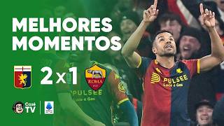 MELHORES MOMENTOS: GENOA 2 X 1 ROMA | SÉRIE A ITALIANA 2025/2026 | 28ª RODADA