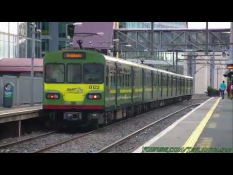 Dart Train number 8122 - Grand Canal Dock Station, Dublin
