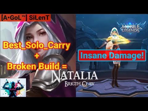 Natalia Best Build | Insane Damage! | Solo Carry | Mobile Legends