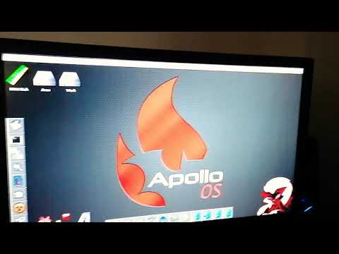 ApolloOS (Aros 68k fork} on Amiga1200 with Vampire v1200