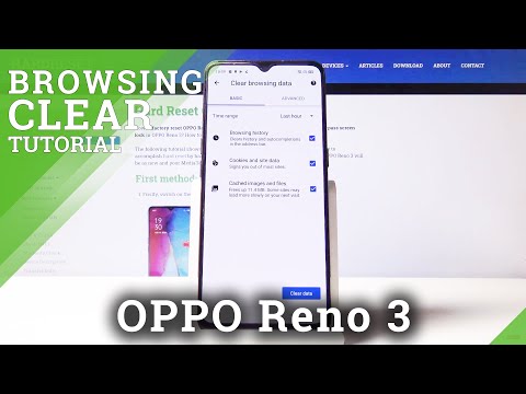 How to Delete Browsing Data in OPPO Reno 3 – Browser Settings