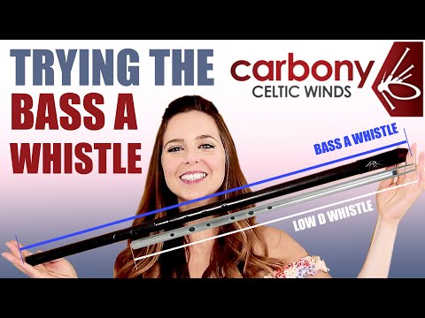 TRYING AN EXTREMELY LOW WHISTLE! Carbony BASS A WHISTLE - Overview, Review, Sound Sample